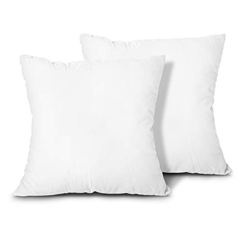 EDOW White 18x18 Pillow Inserts