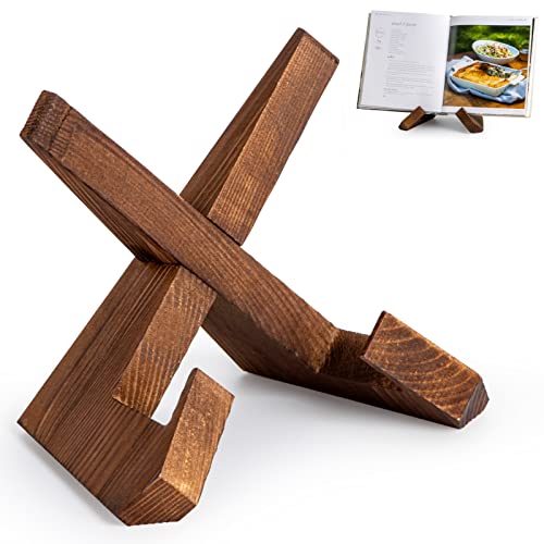 EFFORTICH Wooden Cookbook Stand