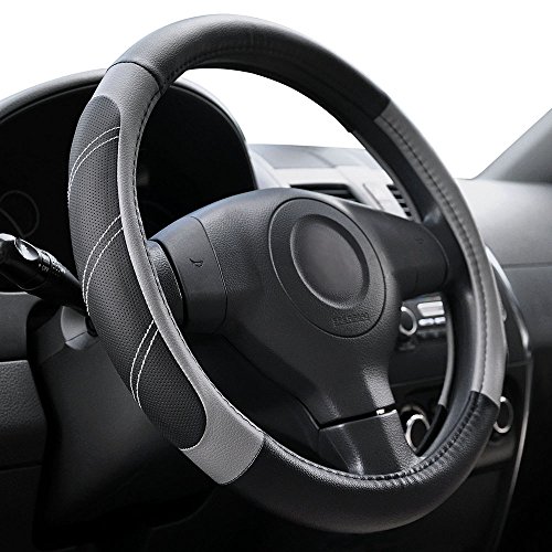 Elantrip Universal Leather Steering Wheel Cover