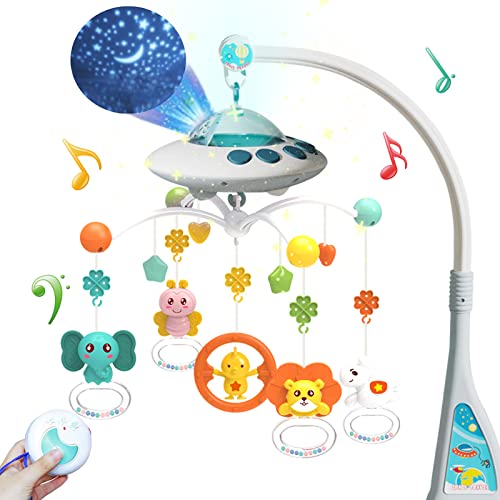 Eners Baby Crib Mobile with Music and Lights