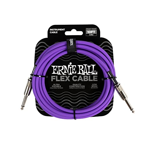 Ernie Ball Flex Cable 10ft - Purple
