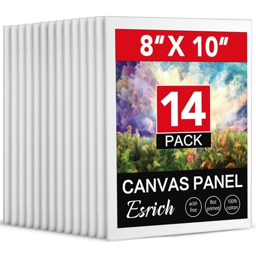 ESRICH Canvases 8x10in, 14 Pack