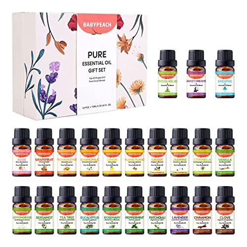 Essential Oils Set - 23 Pack Aromatherapy Oils