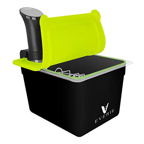 EVERIE Sous Vide Container with Universal Lid and Rack Sleeve