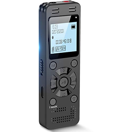 EVIDA 64GB Digital Voice Recorder
