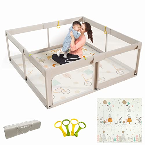 Extra Large Baby Playpen with Mat
