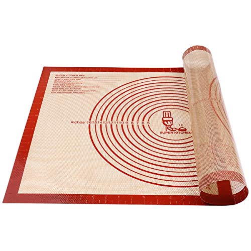 Extra Large Non-slip Silicone Pastry Mat by Folksy Super Kitchen