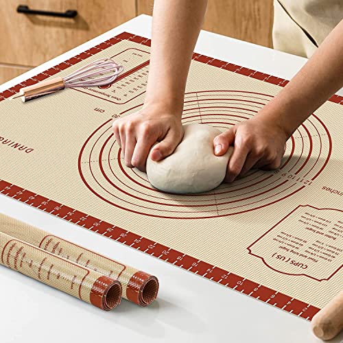 Extra Thick Silicone Baking Mat with Measurements