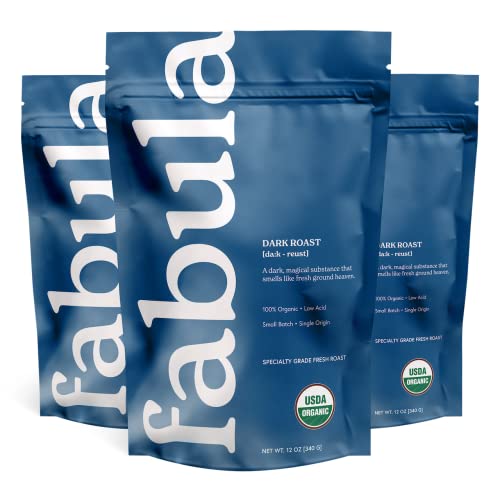 Fabula Coffee Subscription Box: Dark Roast, Ground, 3 bags