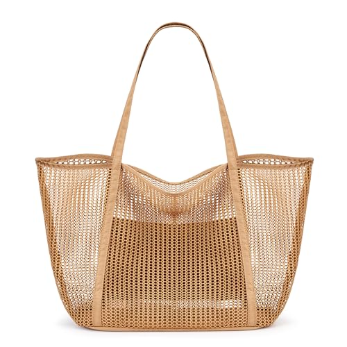 Fancy Forest Beach Mesh Tote Bag