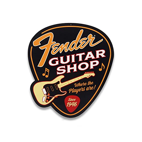 Fender Guitar Shop Metal Sign