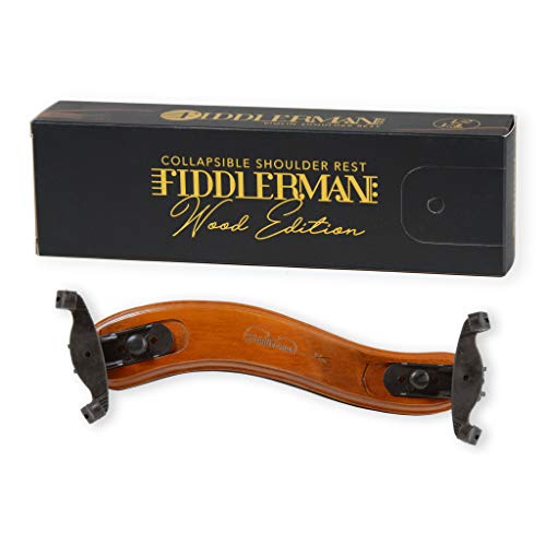 Fiddlerman Wood Violin Shoulder Rest - Adjustable for 4/4 and 3/4