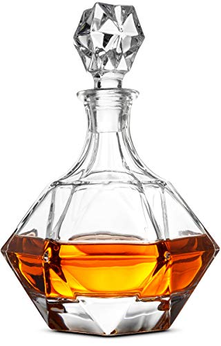 FineDine Glass Whiskey Decanter