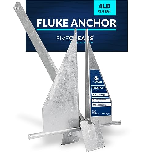 Five Oceans Galvanized Boat Anchor