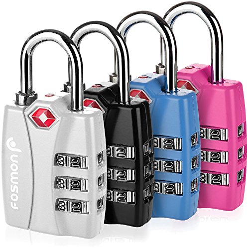 Fosmon TSA Luggage Locks (4 Pack)