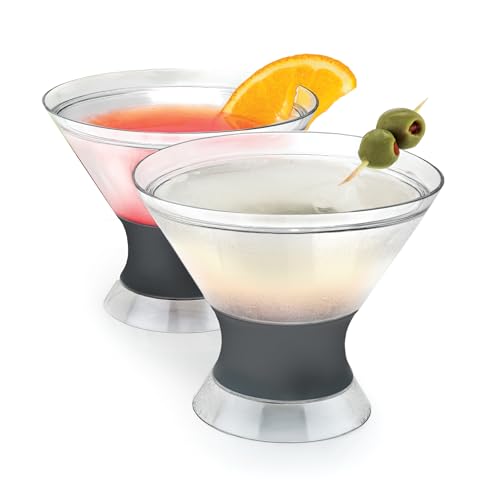 Freeze-Insulated Martini Cups