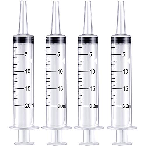 Frienda Large 20ml Measuring Syringe 4 Pack