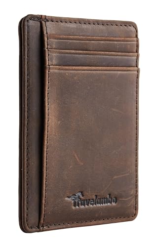Front Pocket Slim Leather Wallet