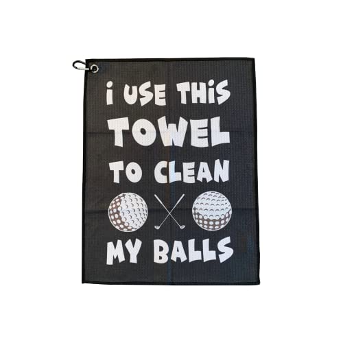 Funny Golf Towel with Clip