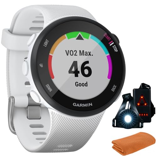 Garmin Forerunner 45S GPS Running Watch Bundle