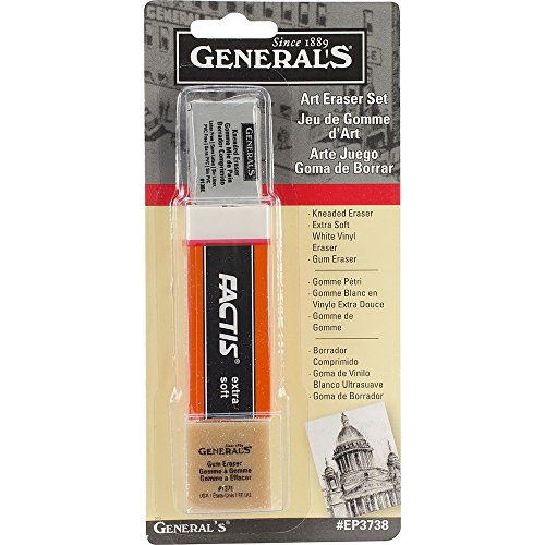 General Pencil Eraser Set 3-Pack