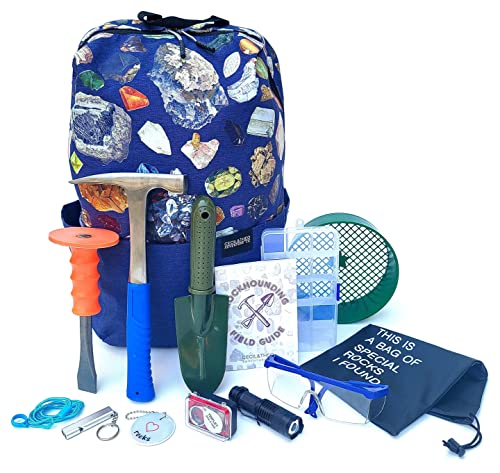 Geology Rock Pick Hammer Kit with Field Guide - Cecil & Theo Adventure Co.