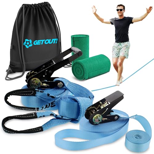Get Out! Slackline Kit for Kids and Adults