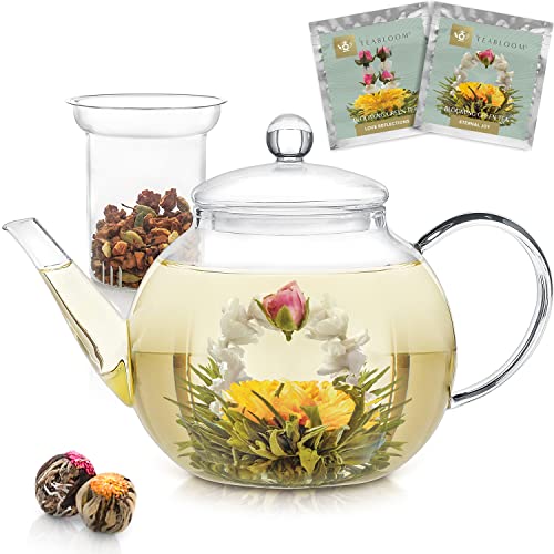 Glass Teapot with Infuser - 40 oz