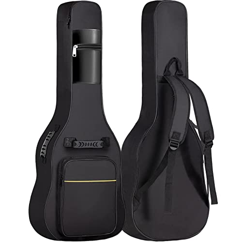 GLEAM Acoustic Guitar Gig Bag - 0.35 Inch Padding for 39-41 Inch Guitar