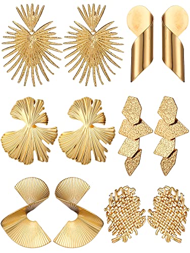 Glenmal Gold Threader Dangle Earrings - Leaf Style