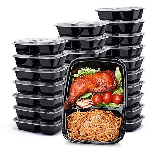 Glotoch 50 Pack Meal Prep Containers