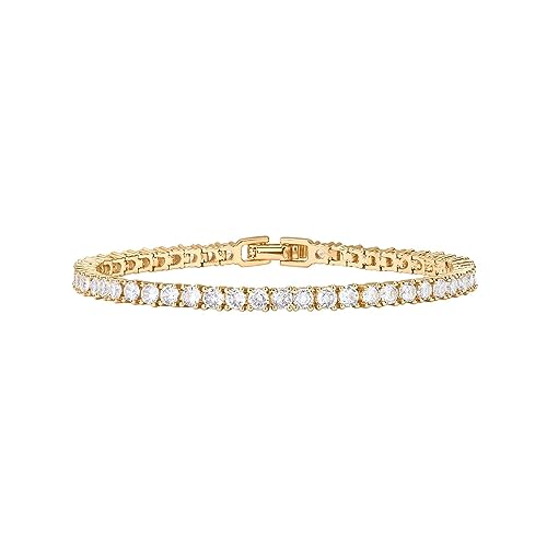 Gold Plated Classic Tennis Bracelet