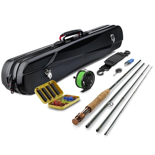 Gonex 9ft Fly Fishing Rod & Reel Combo with Travel Case