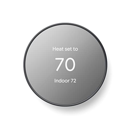 Google Nest Charcoal Smart Programmable Wifi Thermostat