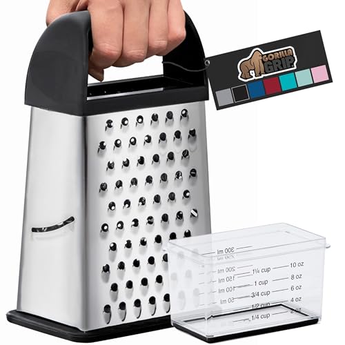 Gorilla Grip 4-Sided Cheese Grater