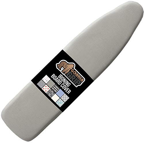 Gorilla Grip Silicone Ironing Board Cover, Scorch Resistant, Full Size, Silver