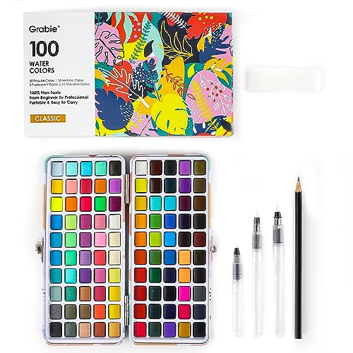 Grabie 100 Colors Watercolor Paint Set
