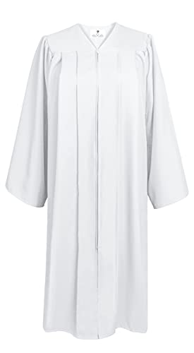 GradPlaza Economic Choir Robe, color: White, size: 48"