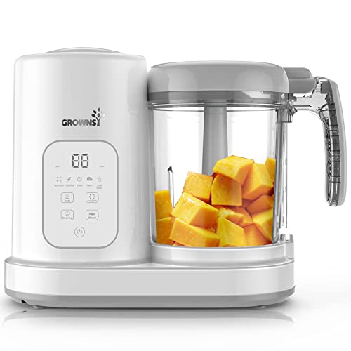 Grownsy All-in-One Baby Food Maker with Self-Cleaning Touch Screen