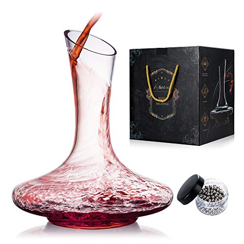Hand-Blown Crystal Wine Decanter