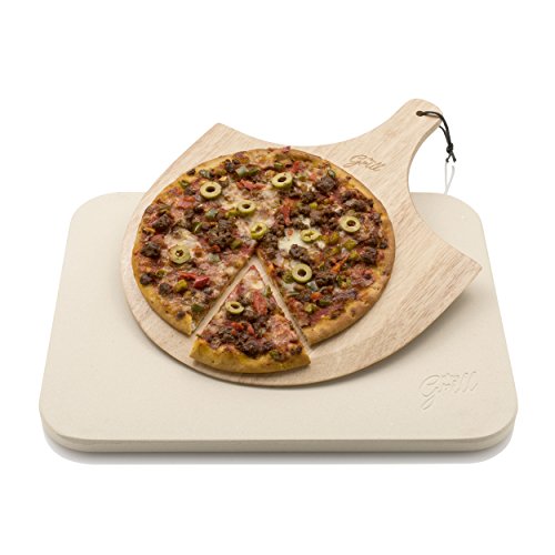 Hans Grill Rectangular Pizza Stone