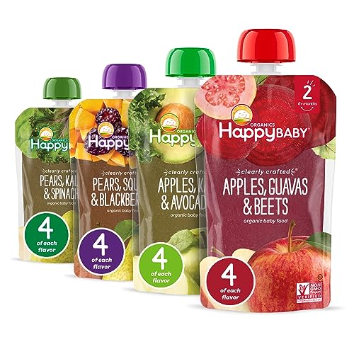 Happy Baby Stage 2 Organic Baby Food Pouches