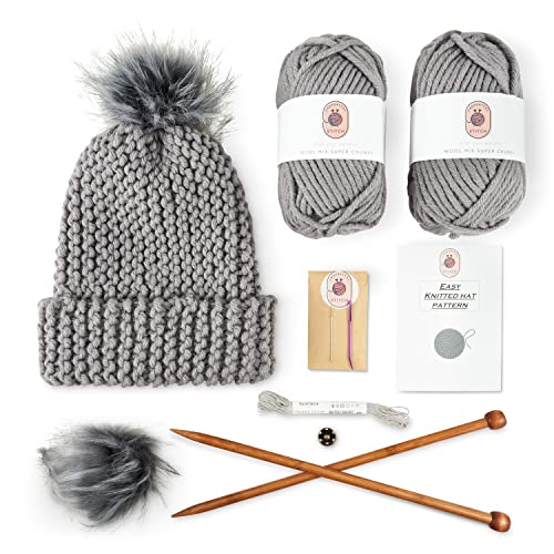 Hat Knitting Kit for Beginners