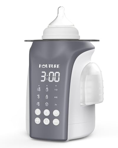 HAUTURE 8-in-1 Fast Baby Bottle Warmer with Accurate Temp Control and Timer
