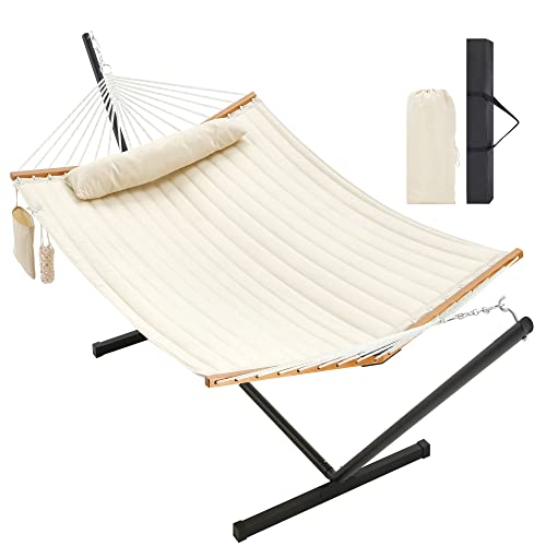Heavy Duty Double Hammock with Stand