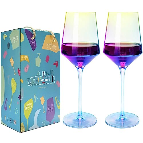 HELLWANG Seven-Color Wine Glasses Set