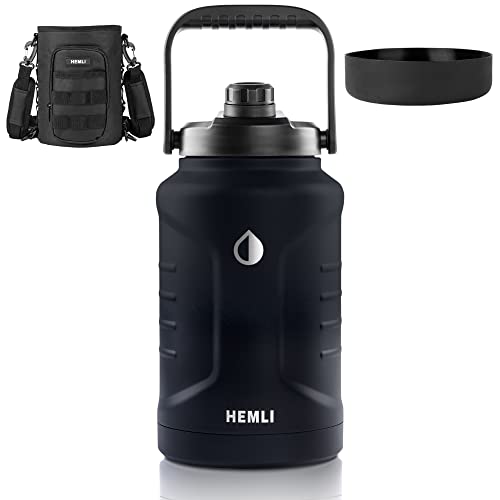 HEMLI One Gallon Stainless Steel Water Bottle