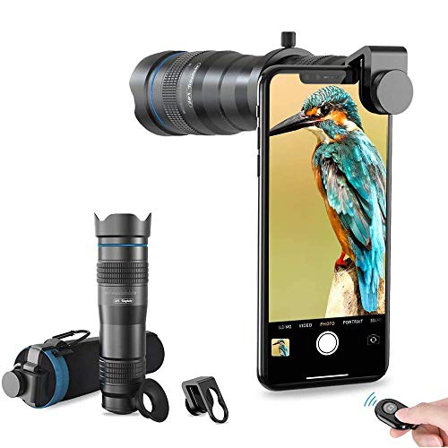 High Power 28x HD Phone Telephoto Lens with Remote Shutter by MIAO LAB