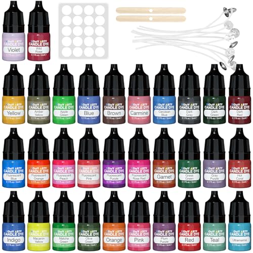 Highly Concentrated 32 Colors Candle Wax Dye Set