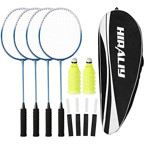 HIRALIY Badminton Rackets Set
